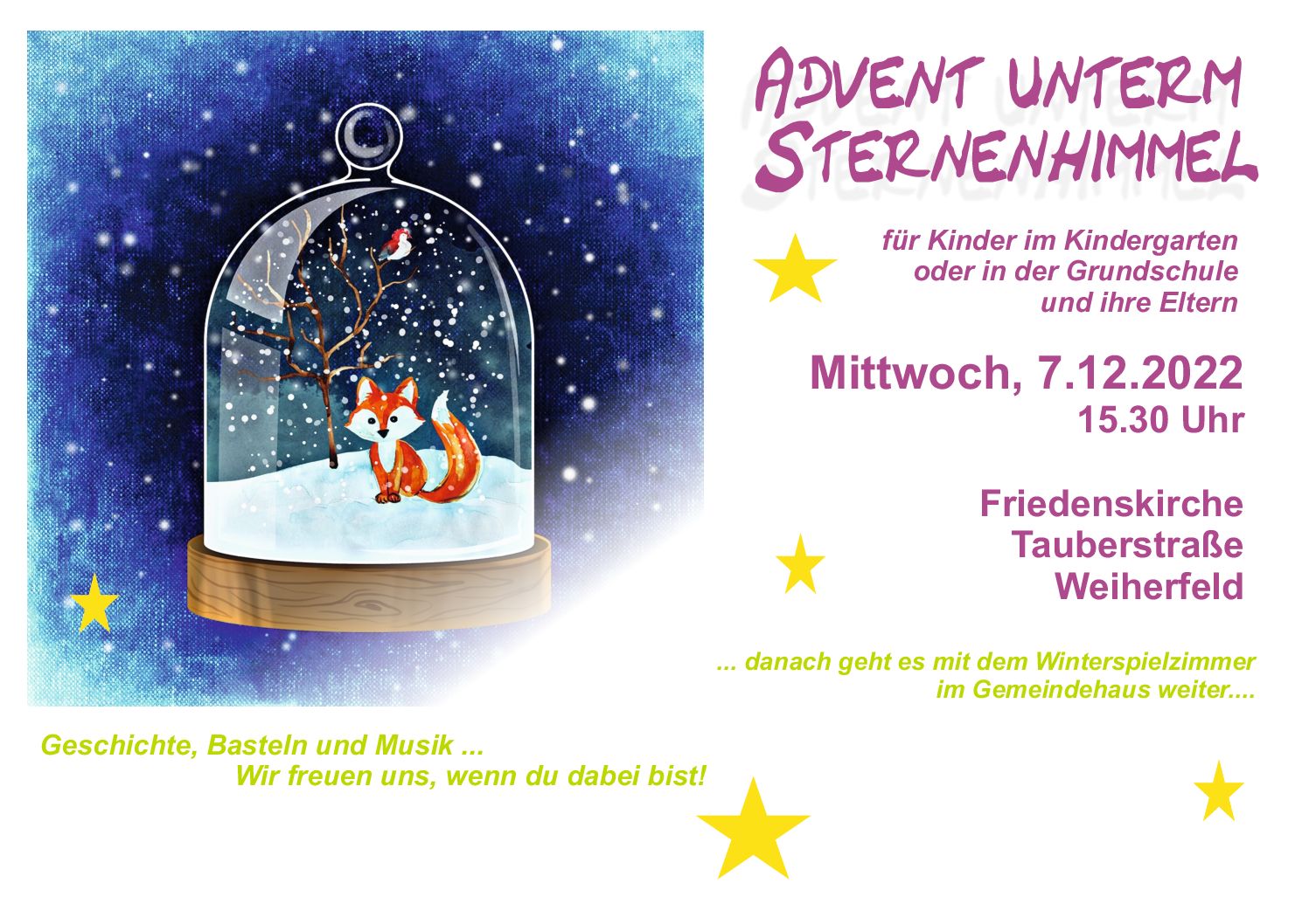 thumbnail of Plakat Advent unterm Sternenhimmel Rüppurr 2022 02