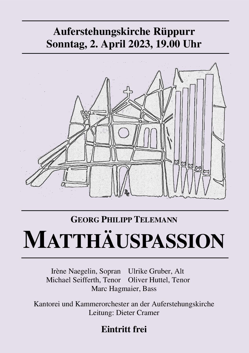 thumbnail of Matthäusspassion Telemann 2023